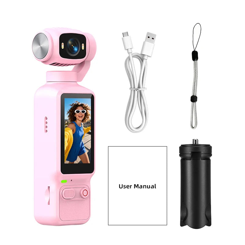 🎥 Danoz CamSmart | Ourlife 4K Action Camera | 180° Rotatable Lens | 1.97" Screen | 10MP | 1800mAh | Built-in Mic | CE & RoHS | YouTube & Vlog Ready | 5 Colours