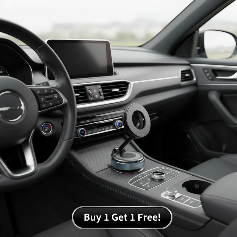 Danoz Smart - Phone Magnetic Stand Mechanical Vacuum Suction Cup Rotate 360° Magnetic Adsorption Bracket Navigation Universal Holder - Buy 1 Get 1 Free!