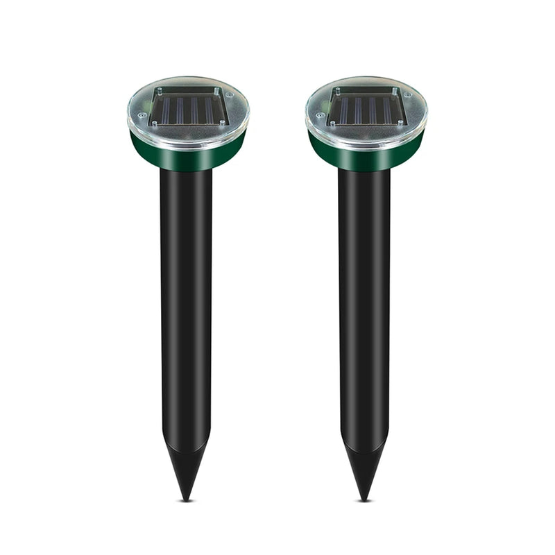 Keep your garden critter-free with Danoz Pest Outdoor Solar Repellent Lamp! This ultrasonic marvel uses electronic vibrations to send unwanted rodents, snakes, and insects