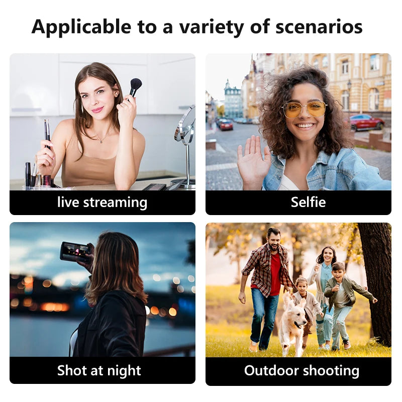 Capture perfect selfies with the Danoz Direct - 2024 NEW Portable Wireless Bluetooth Phone Telescopic Selfie Stick Tripod!