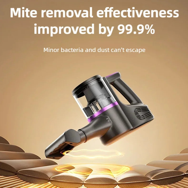 🧹 Danoz CleanSmart | TINSOL 35000Pa Wireless Vacuum & Mop | 150W | 3-Gear Suction | Mite Removal | Type-C Rechargeable