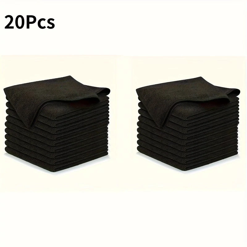 🧹 Danoz CleanSmart | Thicken Microfiber Cleaning Cloths | Lint-Free | Super Absorbent | Reusable | 25×25cm | Car, Windows & Home | 20 or 50 Pack