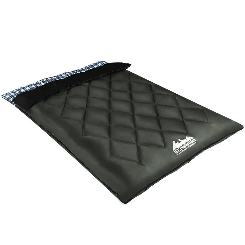 Danoz Camping - Weisshorn Sleeping Bag Double Pillow Thermal Camping Hiking Tent Grey