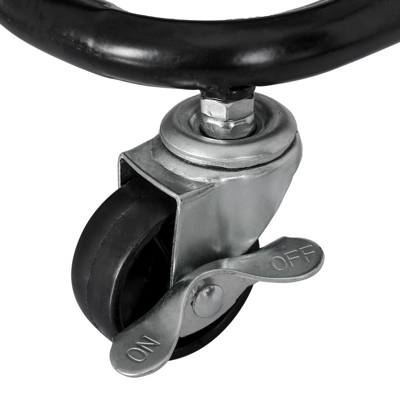 Elevate your kitchen's functionality with Danoz Direct Artiss Storage Trolley Kitchen Cart. Boasting four spacious tiers in a sleek black finish