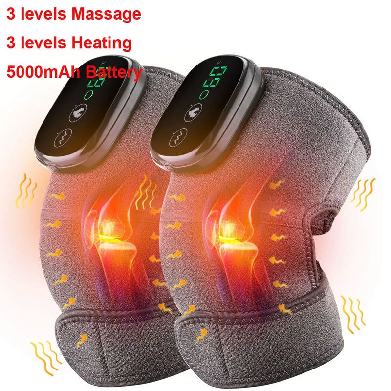 Danoz HealthSmart - USB Electric Heating Knee Massager Joint Elbow Knee Pad Shoulder Pad Vibration Knee Shoulder Massage