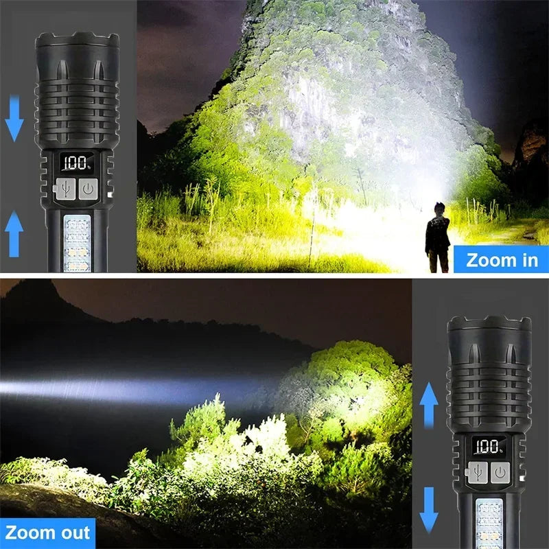 High Power LED Flashlight from Danoz Direct is your ultimate companion for outdoor adventures - Buy 1 Get 1 Free!
