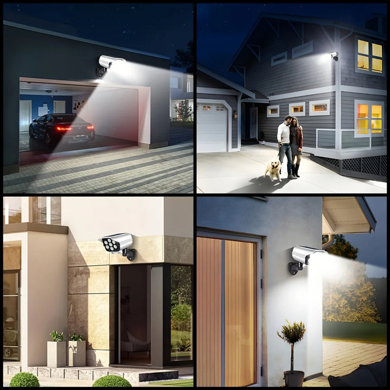 Danoz Lights -Outdoor Motion Sensor Solar Lights 2000 Lumens 77LED Solar Motion Sensor LED Light Outdoor Camera Wireless Security Floodlights