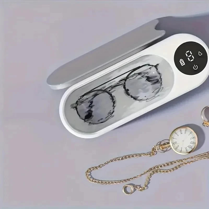 Danoz VisionSmart – See Clearly & Shine Bright! Wireless High-Frequency Ultrasonic Glasses Cleaner – Multi-Purpose Eyewear Cleaning Machine – Buy 1 Get 1 More! 👓✨🧹