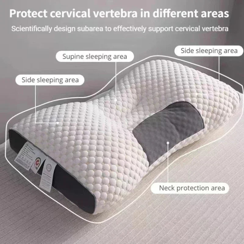 Experience a better night's sleep with Danoz PillowSmart Cervical Orthopedic Neck Pillow 48x74Cm - Buy 1 get 1 More!