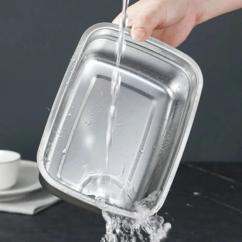 Danoz FoodSmart - High Quality 316L Stainless Steel vacuum food containers, Lunch Box Sealed Refrigerator Freezer Storage Box Leak-proof Suitable Bento Box