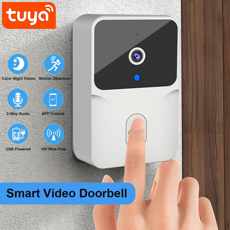 Never miss a visitor with Danoz Direct - Tuya's WiFi Video Doorbell. Enjoy HD camera, motion detection, IR alarm, and WiFi
