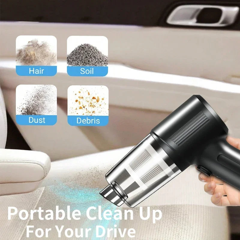 Meet the Xiaomi PocketRocket by Danoz – Your car’s new best friend! This wireless wonder packs a mighty 960000Pa suction/blow  power