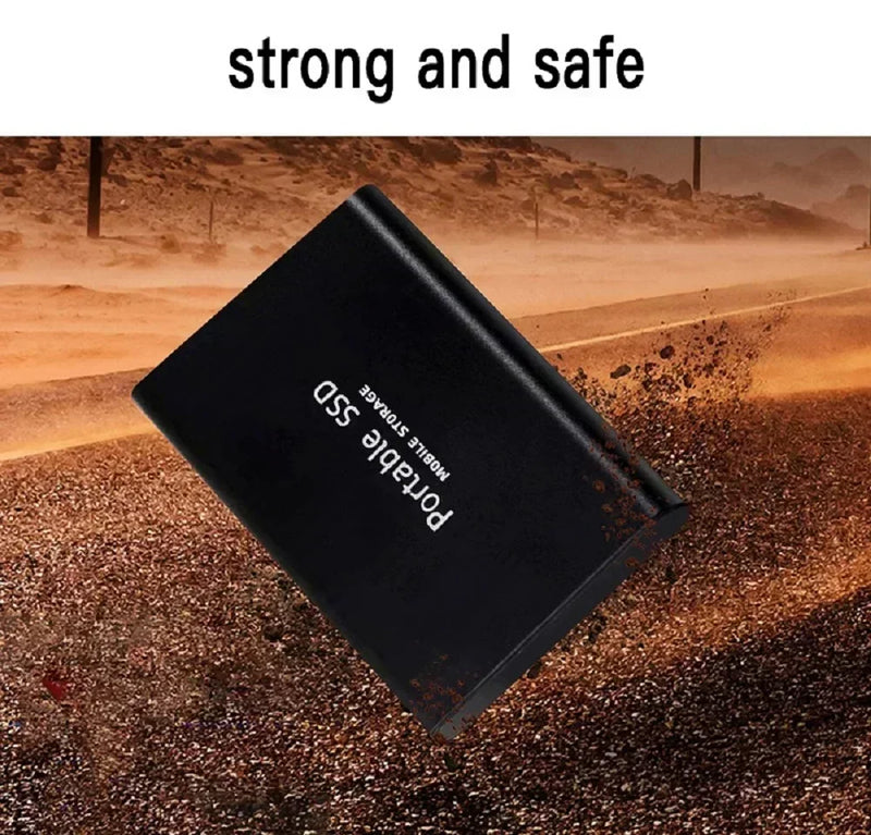 Danoz DeviceSmart - High-Speed External Hard Disk, 2TB 4TB Solid State Drive 1TB Hard Drive USB3.2/Type-C Mass Capacity Portable SSD for Laptop/PC