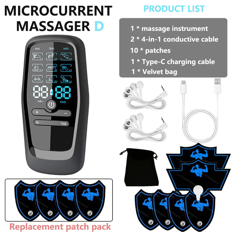 Danoz HealthSmart - Physiotherapy Tens Muscle Stimulator Electric Ems Acupuncture Body Massage Digital Therapy Machine Electro Stimulator