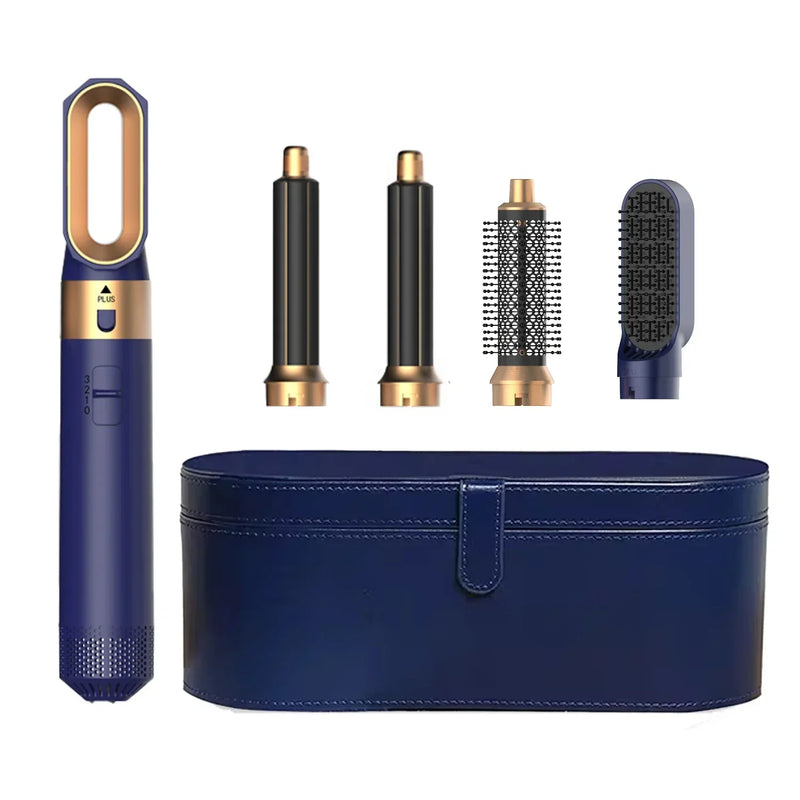 Danoz HairSmart - 5 In 1 Hair Dryer And Styler Kit With Professional Hot Air Brush Curling Iron Hair Straightener For Curling And Straightening