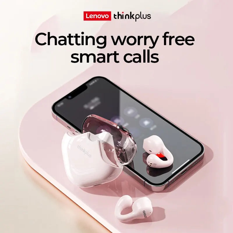 Experience superior sound quality and convenience with Danoz Direct - Lenovo XT61 Wireless Headphones. The innovative 3D ear clip