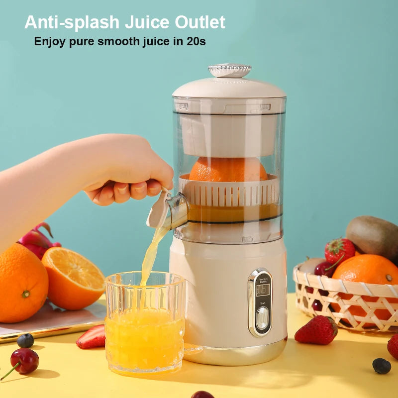 Squeeze fresh juice anywhere, anytime with this cordless wonder from Danoz. The wireless portable juicer charges via USB and delivers powerful extraction in seconds - citrus, oranges, lemons, watermelon, you name it!