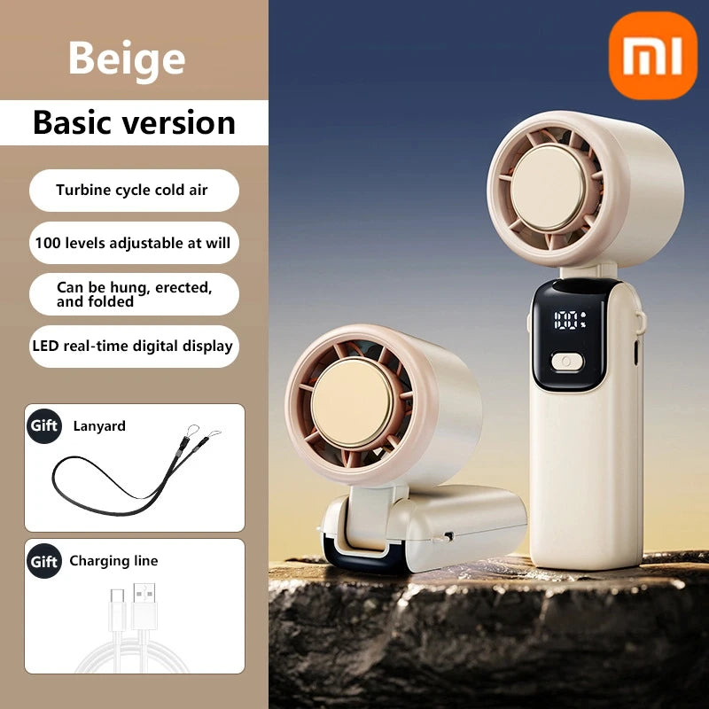Stay cool on the go with Xiaomi Handheld Fan from Danoz! Featuring 100-speed settings and a super-quiet brushless motor, this fan delivers powerful cool breezes - Down to -16C