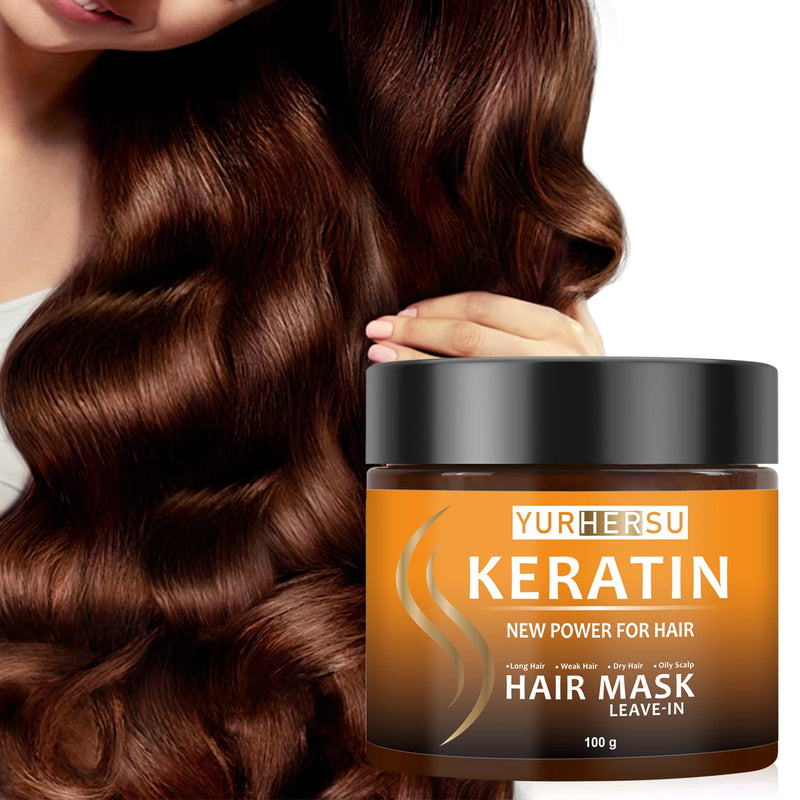 Danoz BeautySmart - Buy 1 Get 1 Free! Keratin hair mask provides deep conditioning, is easily absorbed, and improves hair texture and frizz.