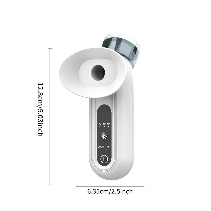 👁️ Danoz EyeSmart | Nano Eye Steam Mister | Portable Eye Steamer for Dry Eyes | 3-Temp Settings | USB Rechargeable | Eye & Face Moisturiser