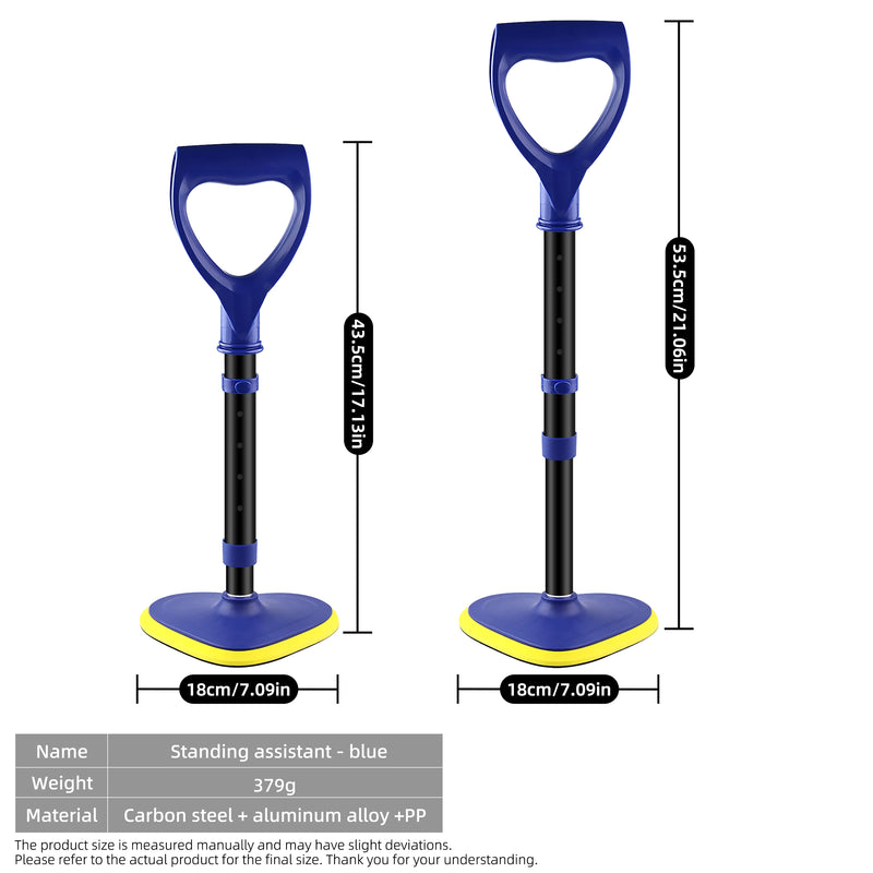 💪 Danoz AidSmart | Adjustable Standing Assist Device | Mobility Aid for Seniors & Elderly | Get Up Safely & Independently | Lightweight & Portable | Blue & Black ❤️✨