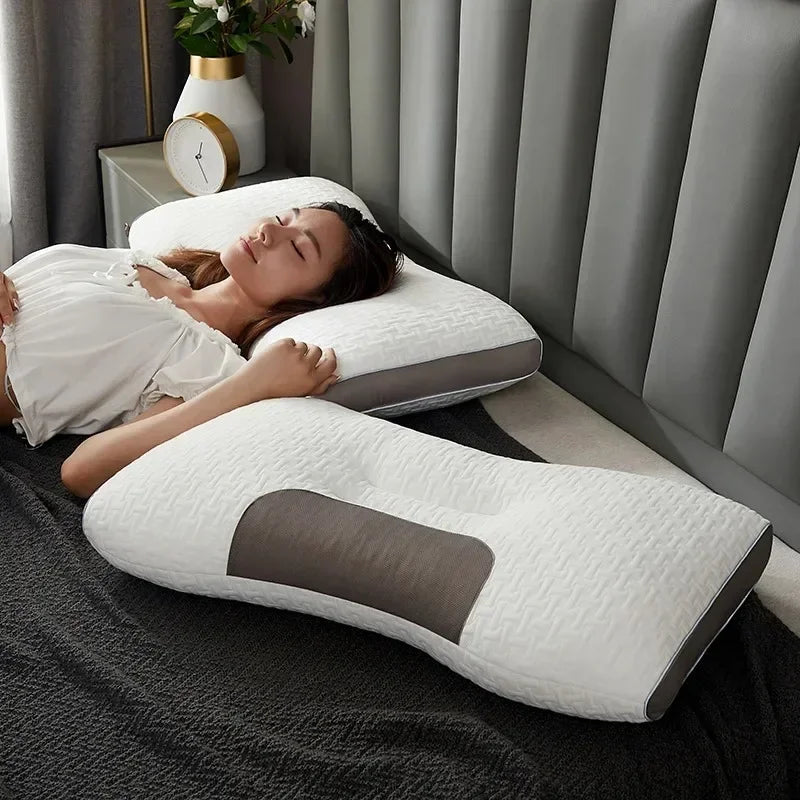 Danoz Beddings🛏️ Cervical Orthopedic Pillow. Made with soybean fiber, provides a tranquil sleeping experience - Buy 1, Get 1