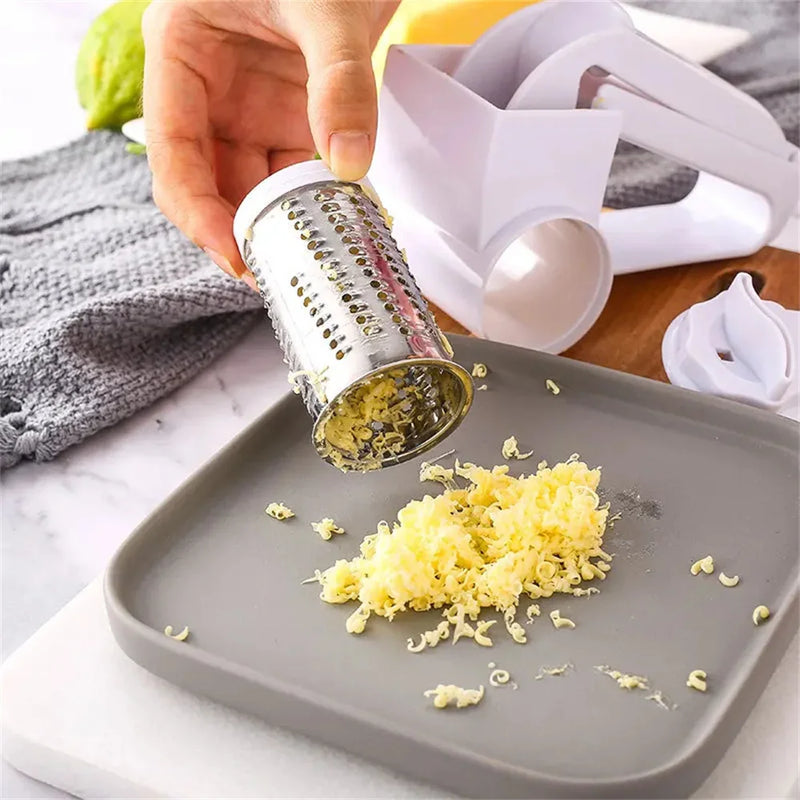 Danoz Kitchen - Hand-Cranked Rotating Cheese Grater Creative Kitchen Cheese Shredder Multi-functional Cheese Grater for Kitchen - Buy 1 Get 1 Free!