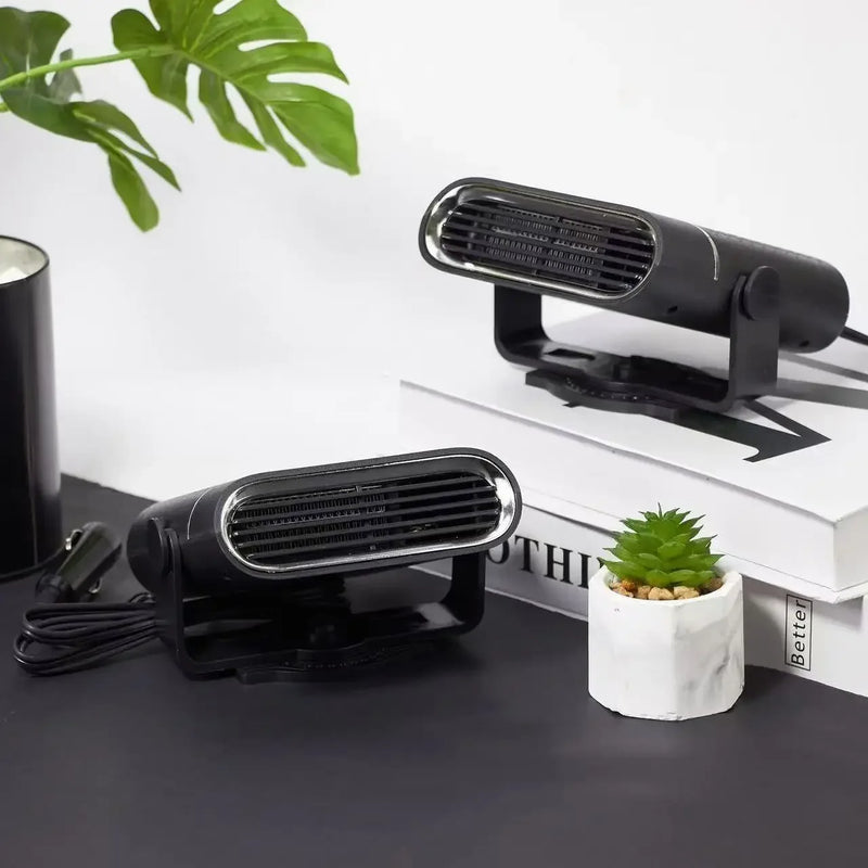 Danoz CarSmart Portable Car Heater ❄️🔥 | Fast Heat in Seconds | Defrost, Defog & Demist | 12V & 24V Compatible | 360° Adjustable | Cigarette Lighter Plug | Cars, SUVs & Trucks!