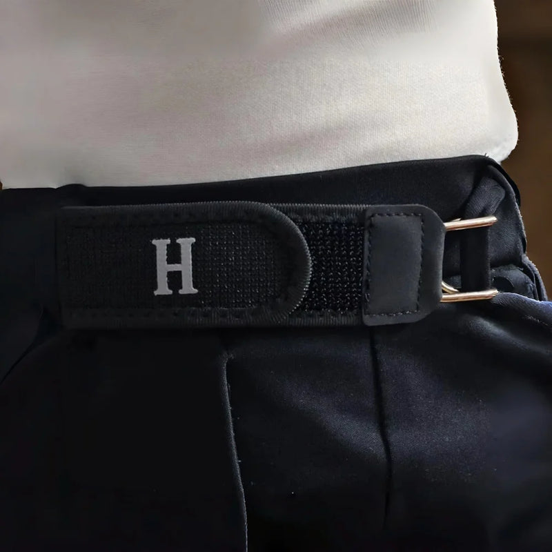 👔 Danoz BeltSmart | Men's and Women Elastic Hook Belt | 2-Pack | Buckle-Free | Invisible Under Clothing | Fits 43–55" Waist | Black & Brown - Buy 1 Get 1 More!