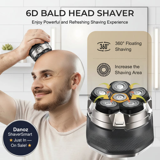 6 head shaver, usb