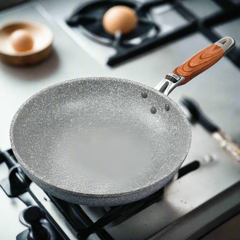 Experience effortless cooking with Danoz DuraStone cookware Frying Wok Pan - Super Quality