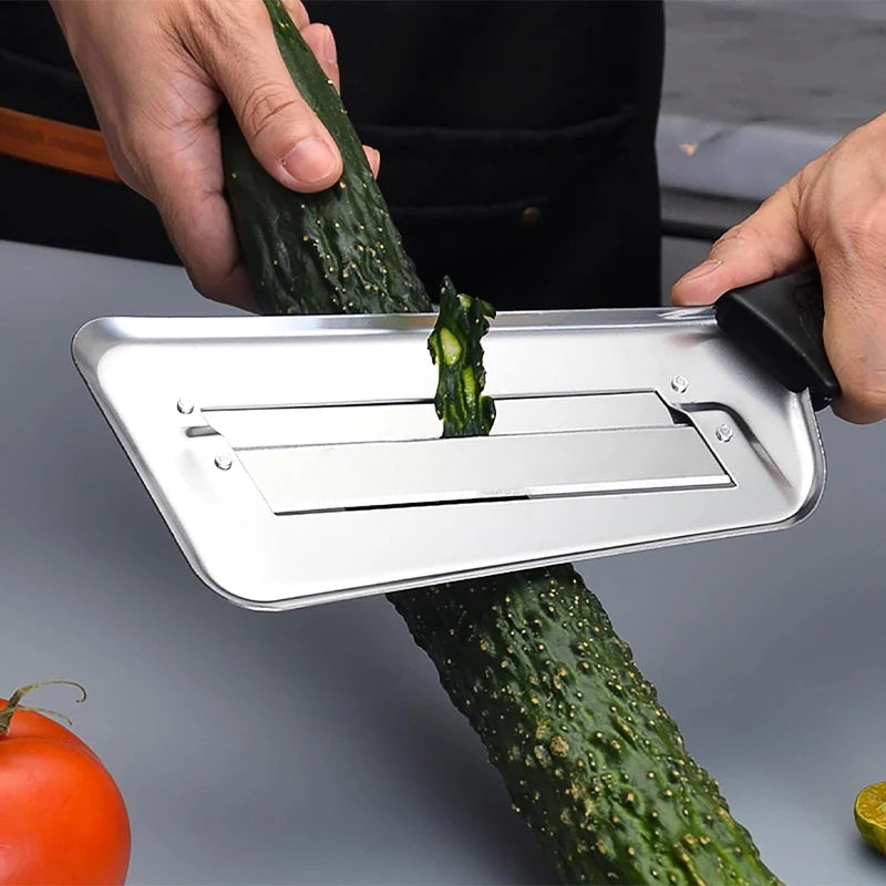 Danoz KitchenSmart - Multifunctional Double Blade Vegetable Slicer Knife Portable Cabbage Onion Cutter Cleaning Tool for Home Kitchen Gadgets - Buy 1 Get 1 more!