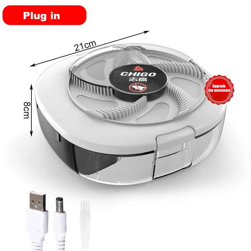 Danoz Pest - Flycatcher Rechargeable/USB Electric Fly Trap - Indoors/Outdoors - Insect Pest Catching Trap - Must Have - Really works