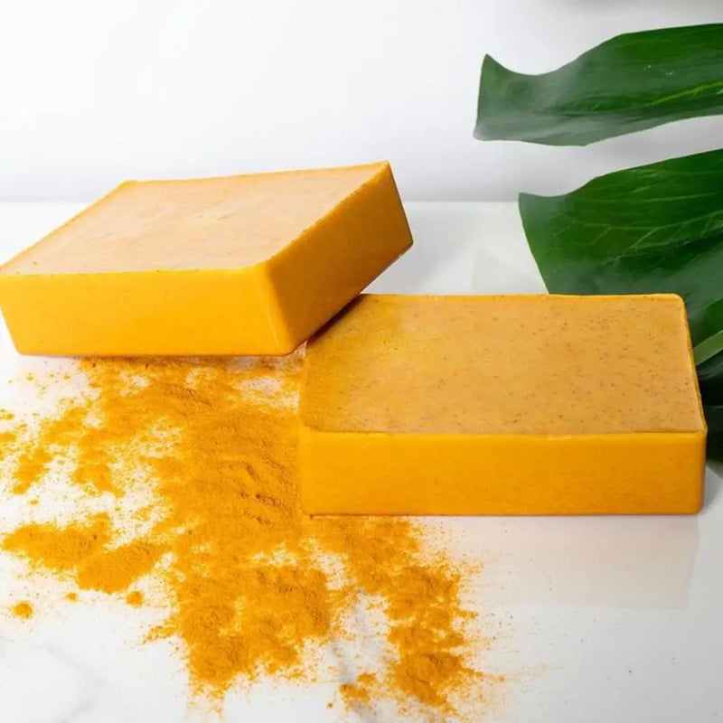 Danoz BeautySmart - 100g Turmeric Hand Made Soap, Lemon Kojic Acid Soap, Shower and Facial Soap body care 1/3/5pcs