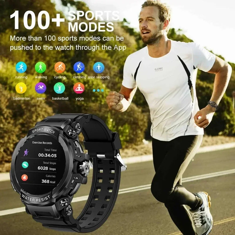 Danoz - Xiaomi 1.5" Bluetooth Call GPS Smart Watch Men 120+ Sports Fitness Tracker Health Monitor Smartwatch for Android IOS 600mAh T90