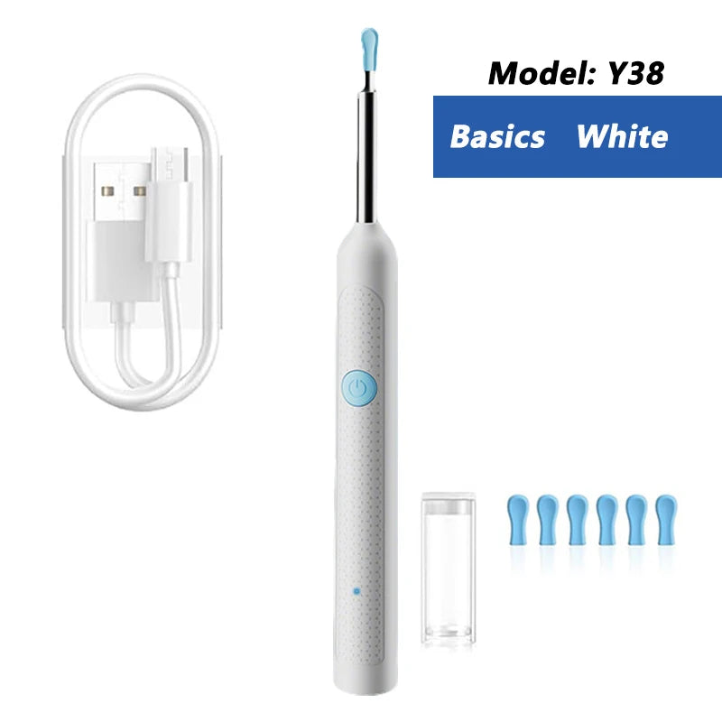 Danoz EarcareSmart - Visual Ear Wax Cleaner with Camera Safe Earwax Removal Endoscope with 5M Camera Luminous Otoscope Ear Cleaning Tools Ear Care - Buy 1 Get 1 Free!