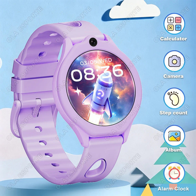 ⌚ Danoz KidSmart | Ola Esporte Kids Smart Watch | 1.52" HD Touch | 18 Games | Flashlight | Sleep Monitor | Alarm Clock | Birthday Gift Boys & Girls ✨