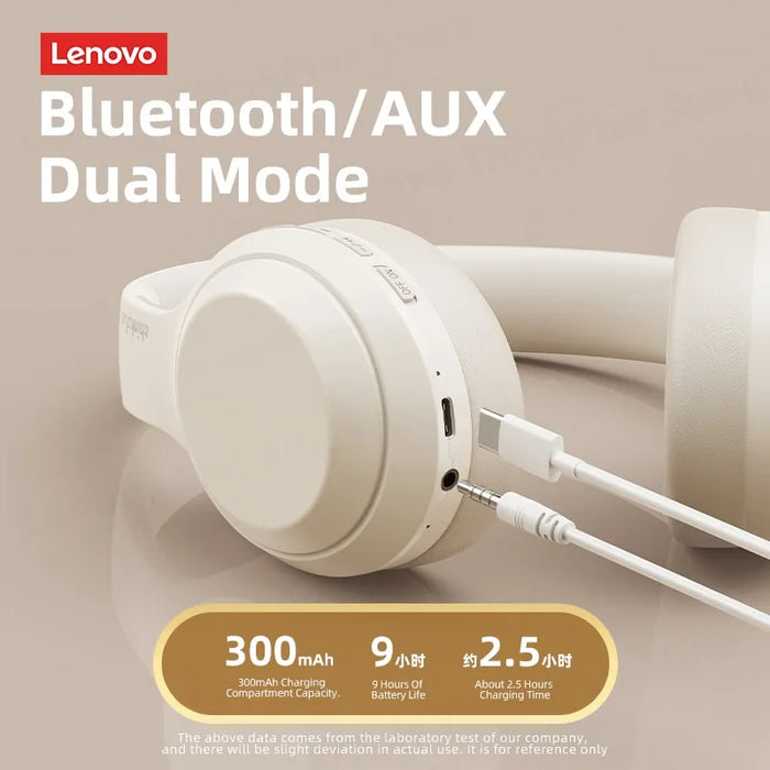 Danoz Direct -  Lenovo Thinkplus TH10 TWS Stereo Headphone Bluetooth Earphones Music Headset with Mic for Mobile iPhone Sumsamg Android IOS
