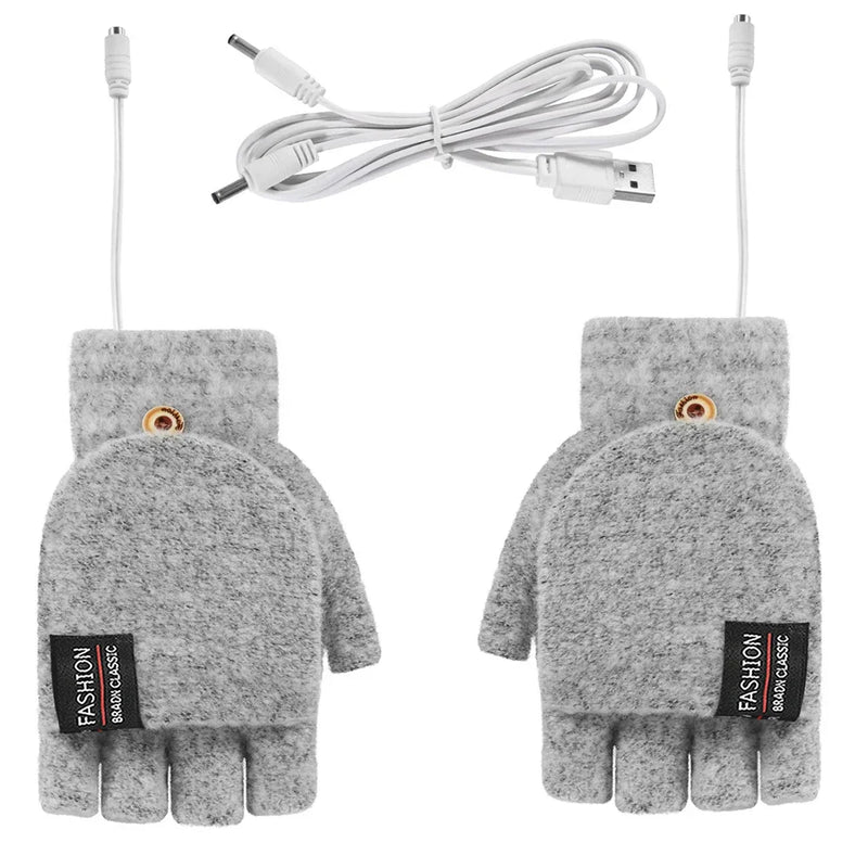 Danoz WinterSmart | USB Electric Heated Gloves | Double-Sided Heating | Convertible Design | Skiing, Tubing & Outdoors 🧤❄️