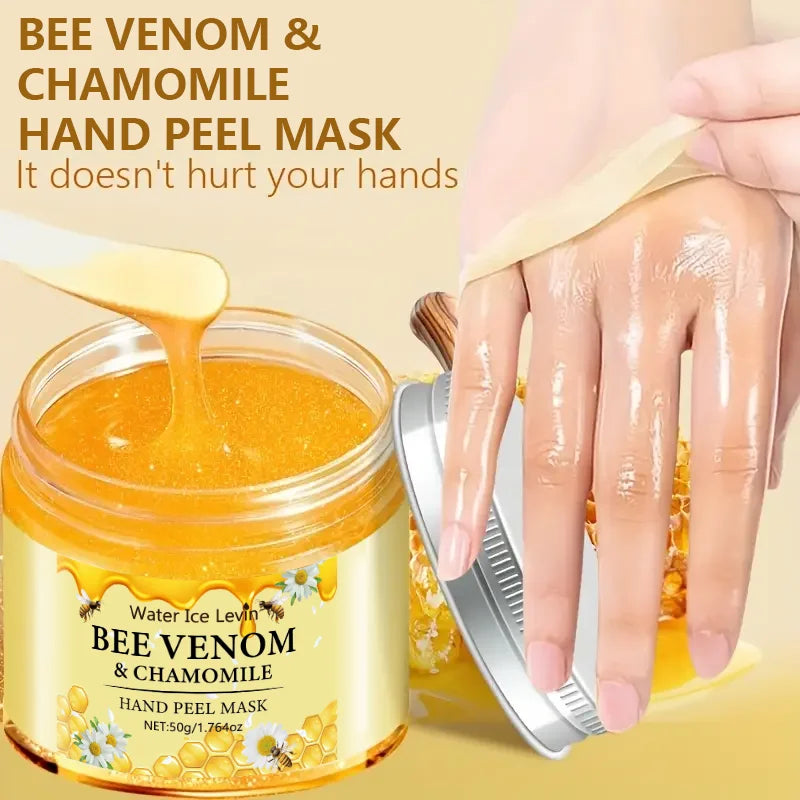 Danoz BeautySmart - Buy 1 Get 1 Free! Bee venom chamomile Moisturizing Exfoliating Hand Wax Mask Moisturizing exfoliating.