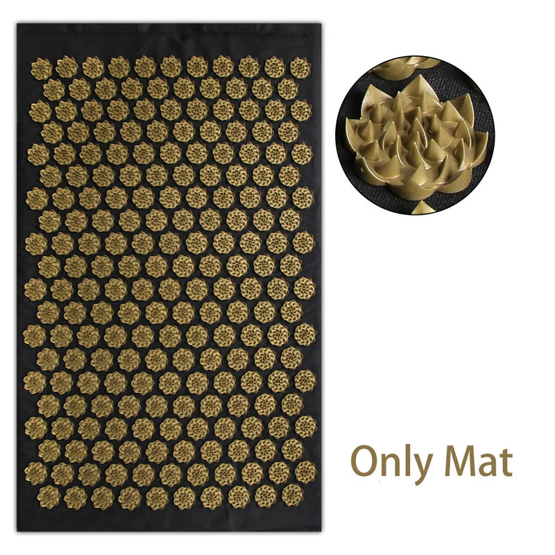 🧘 Danoz MassageSmart | Acupressure Mat & Pillow Set | Relieve Back Pain, Stress & Tension | Kuznetsov Spike Mat | Yoga & Pilates