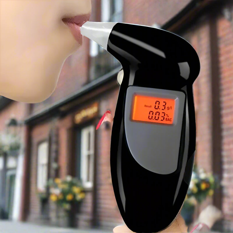 Danoz Direct - Accurately Test Your Blood Alcohol Content with this Digital Breath Alcohol Tester! Buy 1 Get 1 Free
