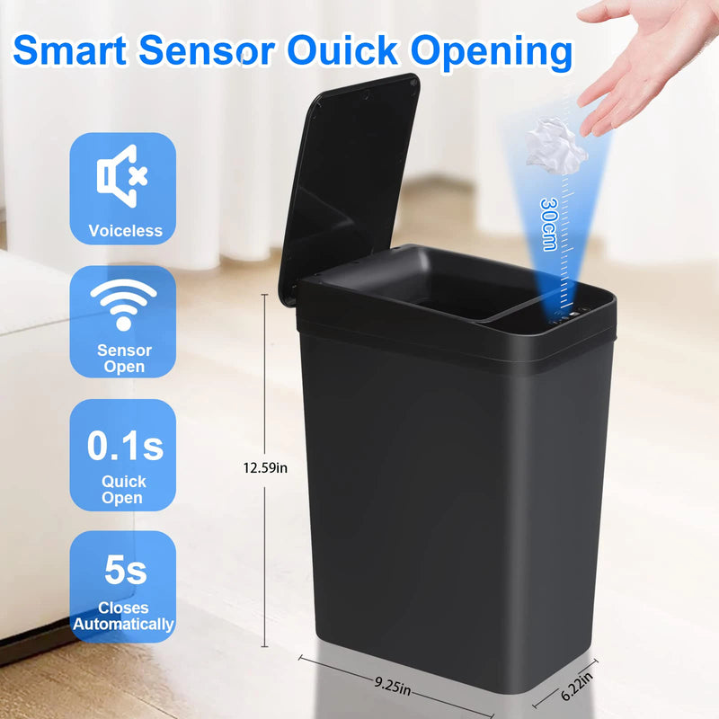 Say goodbye to messy Rubbish Bins 🗑️ with Danoz Appliances - the touchless, motion sensor-activated Rubbish Bin - Just Wave