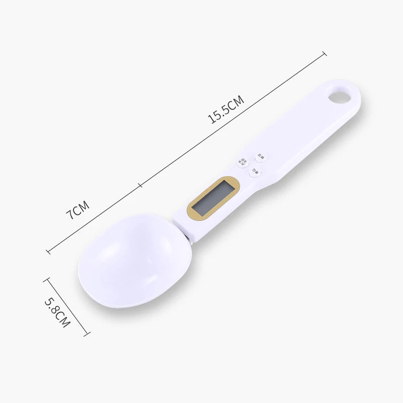 Danoz CookSmart – Measure Like a Master Chef! Mini Digital Spoon Scale with LED Display, 0.1g Precision for Flour, Coffee, Milk & More – Buy 1 Get 1 More! ⚖️🥄✨