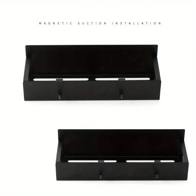Danoz StoreSmart – Stick, Store & Organise! Magnetic Side Hanging Storage Shelf for Fridge, Washing Machine & Kitchen – Multifunctional, Space-Saving & Super Handy! 🧲✨