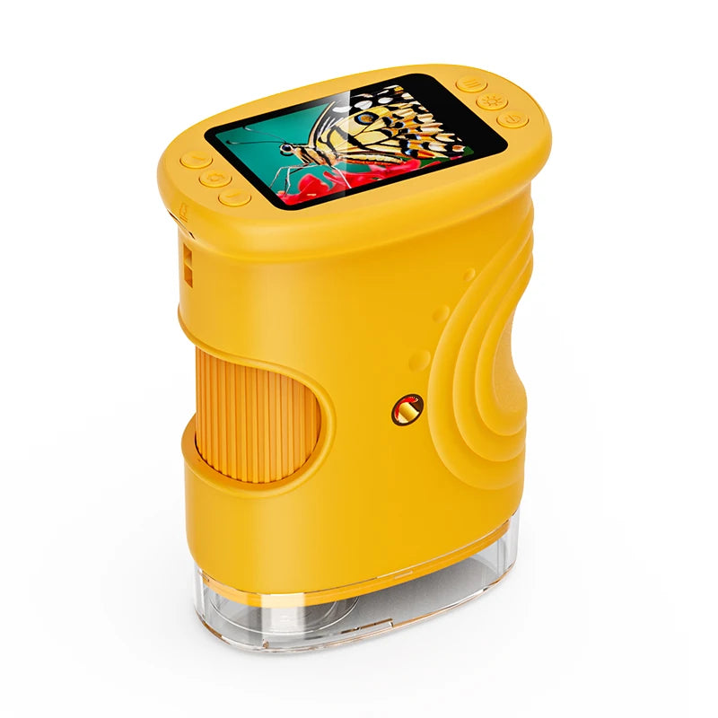 Danoz Hobbies KidsSmart | 1000X Handheld Digital Microscope for Kids 🔬 | 2" HD Screen | Rechargeable | Photo & Video | STEM Gift for Boys & Girls
