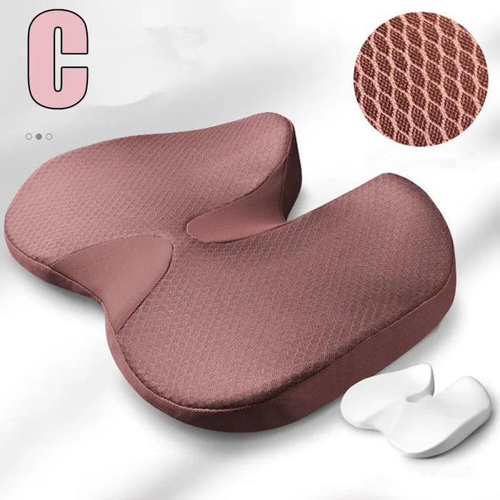 Danoz Direct - Cushion Non Slip Orthopedic Memory Foam Prostate Cushion for Tailbone Sciatica, back Pain Relief Comfort Chair Car Seat