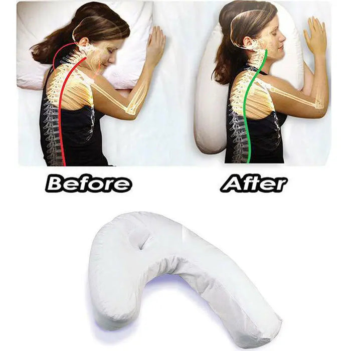 Danoz Direct - Experience a better night's sleep with Danoz Direct Side Sleeper Pro Pillow - Holds Your Neck And Spine During Sleep