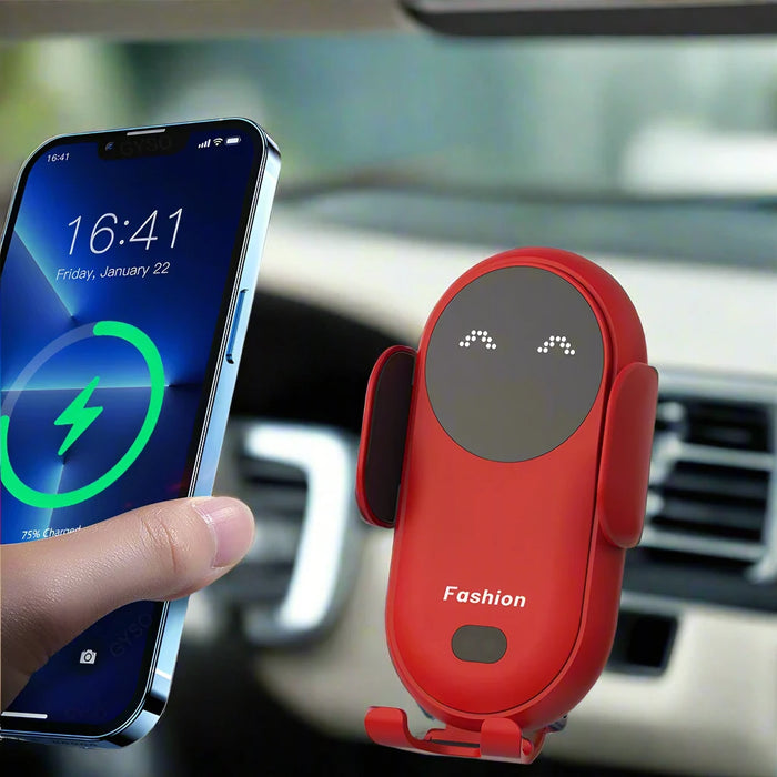 Danoz Smart 📱 50W Car Wireless Charger Auto Mount Phone Holder For iPhone 15 14 13 Pro Max Samsung Xiaomi Huawei