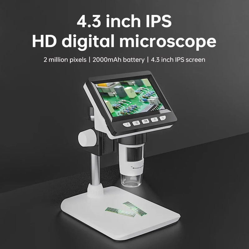 Danoz Smart 🔬 4.3 Inch Digital Microscope. Featuring 1080P and up to 1000x magnification.